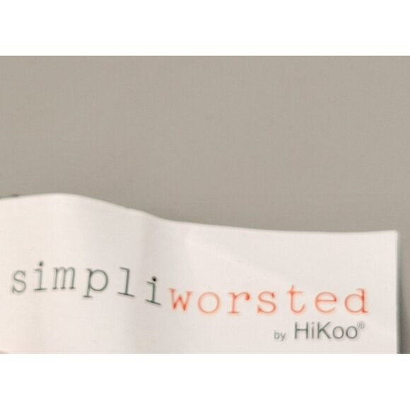 Simpliworsted HiKoo Yarn 49 Shades of Gray 5 Skeins 700 Yards Total - Picture 6 of 6